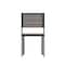 Flash Furniture Gray/Gray Armless Faux Teak Patio Dining Chair SB-CA108-GRY-GG - alternate 5